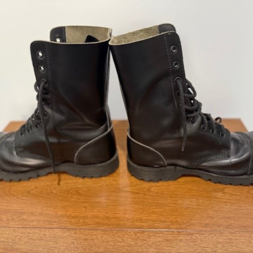 Underground England Commando Steel Cap Boots - Picture 2 of 11